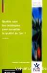 Quelles sont les techniques pour surveiller la qualit de l'air ?