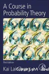 A course in probability theory