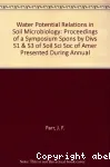 Water potential relations in soil microbiology