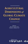 Agricultural dimensions of global climate change