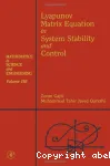 Lyapunov matrix quation in system stability and control