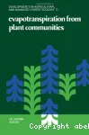 Evapotranspiration from plant communities