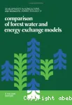 Comparison of forest water and energy exchange models