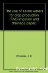 The use of saline waters for crop production