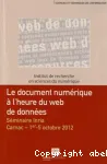 Le document numrique  l'heure du web de donnes