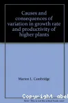 Causes and consquences of variation in growth rate and productivity