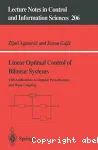 Linear optimal control of bilinear systems with applications to singular perturbations and weak coupling