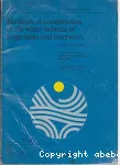 Methods of computation of the water balance of large lakes and reservoirs. 1 - methodology. A contribution to the international hydrological programme