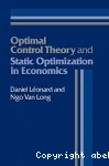 Optimal control theory and static optimization in economics