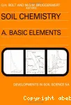 Soil chemistry. A. Basic Elements