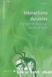 Interactions durables. Ecologie et volution du parasitisme