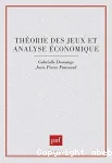 Thorie des jeux et analyse conomique