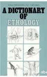 A dictionary of ethology