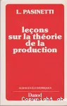 Leons sur la thorie de la production
