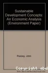 Sustainable development concepts