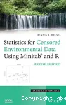 Statistics for censored environmental data using Minitab and R