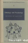 Ethology and psychology