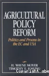 Agricultural policy reform