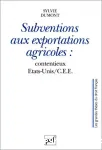 Subventions aux exportations agricoles