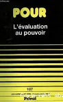 Evaluer les politiques publiques