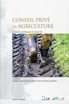 Conseil priv en agriculture.