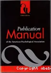 Publication manual of the APA