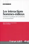 Les interactions hommes-milieux