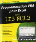 Programmation VBA pour Excel 2010 et 2013