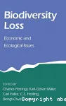 Biodiversity loss. Economic and ecological issues