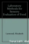 Laboratory methods for sensory evaluation of food