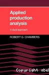 Applied production analysis