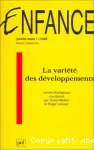 La varit des dveloppements