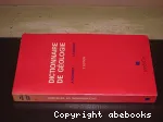 Dictionnaire de gologie