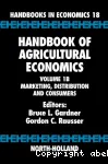 Handbook of agricultural economics vol. 1B: marketing, distribution and consumers