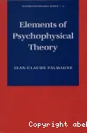 Elements of psychophysical theory