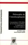 Philosophie de l'interdisciplinarit