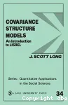 Covariance structure models