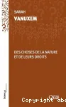 Des choses de la nature et de leurs droits