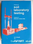 Manual of soil laboratory testing,vol.III:Effective Stress tests