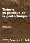 Thorie et pratique de la gotechnique