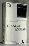 Dictionnaire general de la technique industrielle,tenant compte des techniques et procedes les plus modernes,Vol.IX:francais-anglais