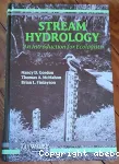 Stream hydrolgy,an introduction for ecologists