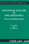 Nonlinear analysis in soil mechanics,theory and implementation