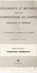 Document et methode pour le commentaires de cartes (geographie et geologie),vol.I:principes generaux et vol.II:les reliefs structuraux