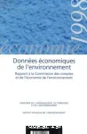 Donnes conomiques de l'environnement, rapport de la commission des comptes et de l'conomie de l'environnement