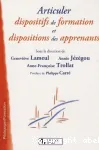 Articuler dispositifs de formation et dispositions des apprenants