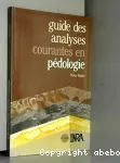 Guide des analyses courantes en pdologie : choix, expression, prsentation, interprtation