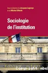 Sociologie de l'institution