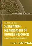 Sustainable management of natural resources: mathematical methods and methods