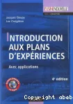 Introduction aux plans d'expriences